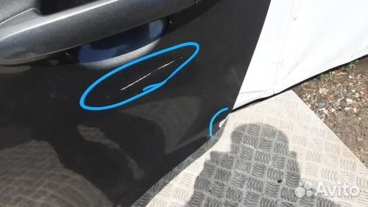 Дверь задняя левая hyundai santa FE 2 (LEA02FG01)