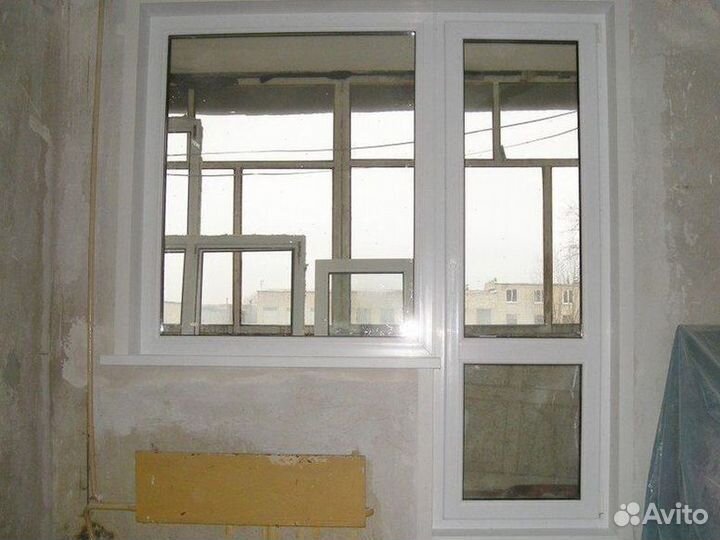 Балконный блок и балконная дверь пвх новые
