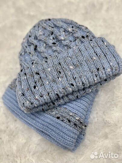 Женский снуд и шапка. новое