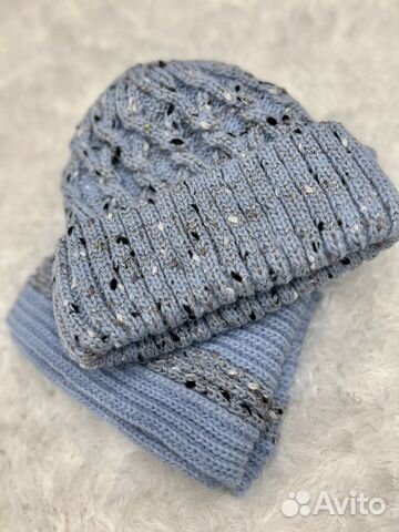 Женский снуд и шапка. новое