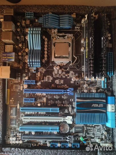 Материнская плата с процессором i5 2500k