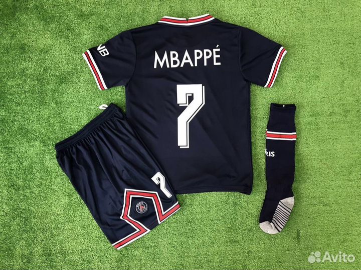 Детская футбольная форма псж Mbappe 7