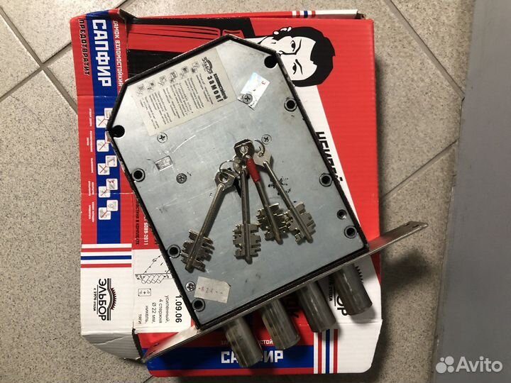 Замок врезной сувальдный усиленный