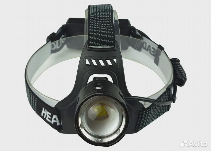 Яркий налобный фонарь на аккумуляторе