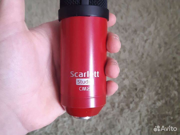 Микрофон scarlett studio cm25