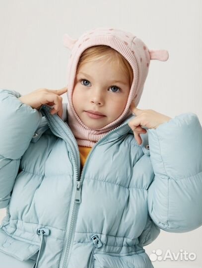 Новая шапка шлем/балаклава с ушками Sela 50-52