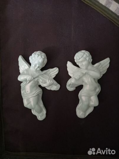 Гипсовые фигурки ангелочков