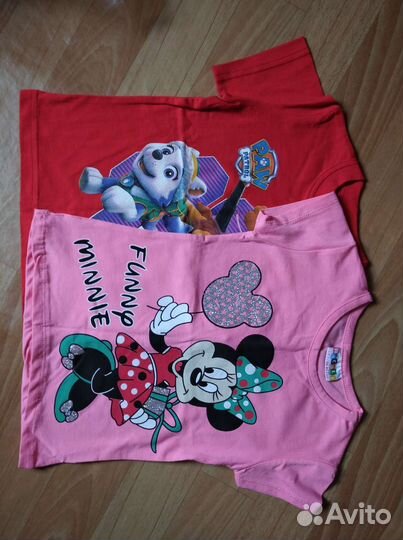 Футболка новая для девочки 1 год