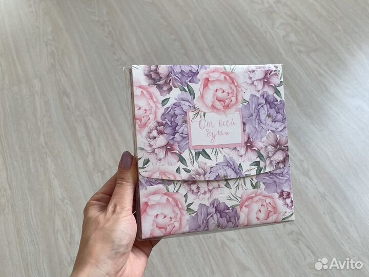 Подарочная упаковка коробка с бантом