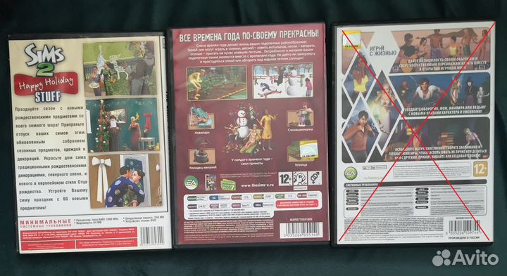 Компьютерные игры диски для пк Sims 2, Sims 3
