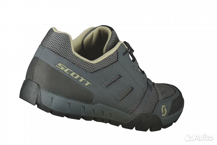 Велотуфли Scott Sport Crus-r Flat Lace, серо-беже
