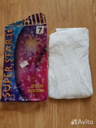 Колготки белые