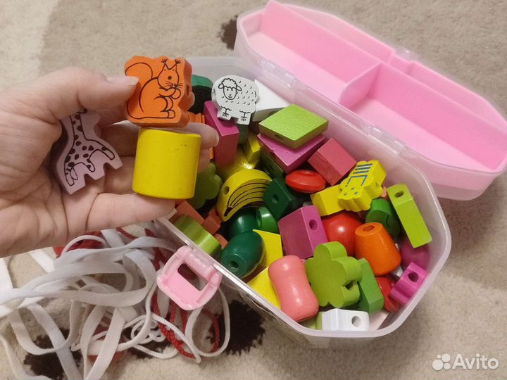 Развивающий набор шнуровка