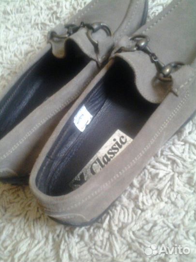 Туфли нат. замша