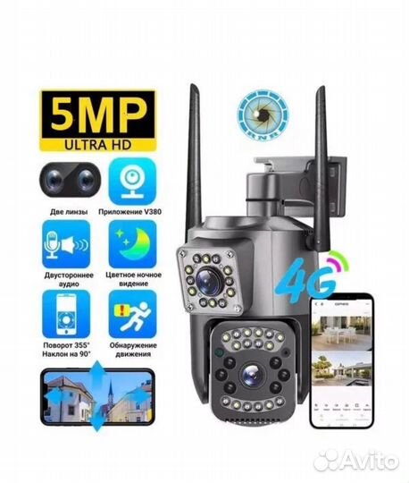 Камера видеонаблюдения 4g с симкартой