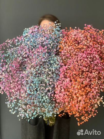 Цветы гипсофила. букет гигант. цветы с доставкой