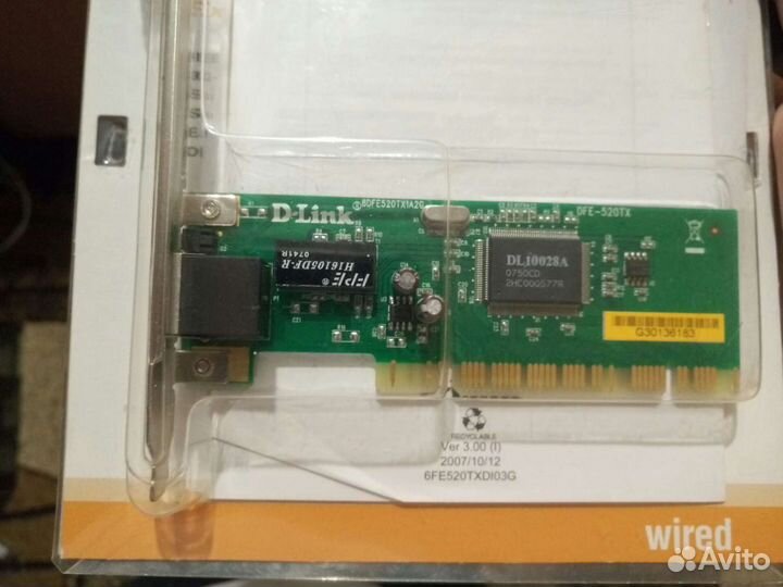 Сетевой адаптер Fast Ethernet D-link DFE-520TX PCI