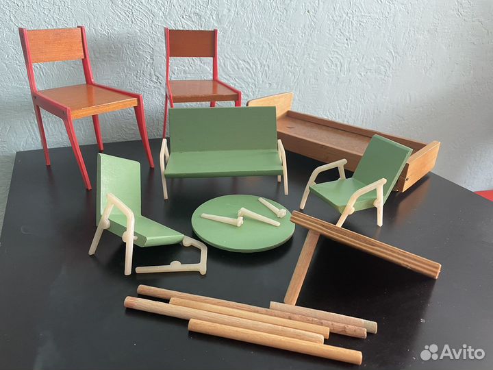 Мебель для кукол СССР вешалки СССР
