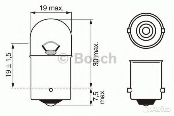 Лампа накаливания 1987302203 bosch