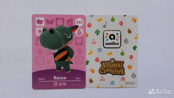 32. Animal Crossing amiibo-карты (321-330) 4U