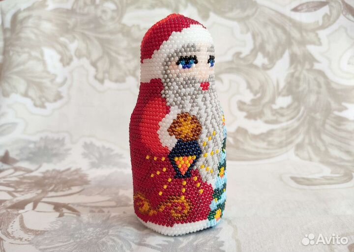 Новогодний хендмейд Матрешка Дед мороз
