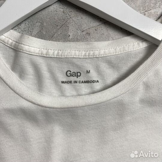 Лонгслив Gap белый М