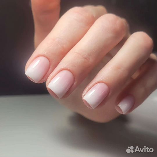 Маникюр с покрытием гель-лак, педикюр