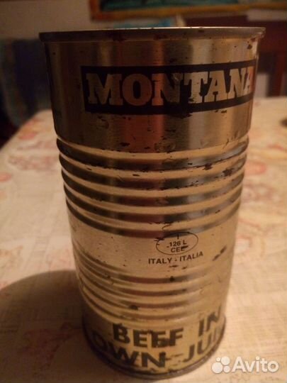 Тушёнка Montana, 1993