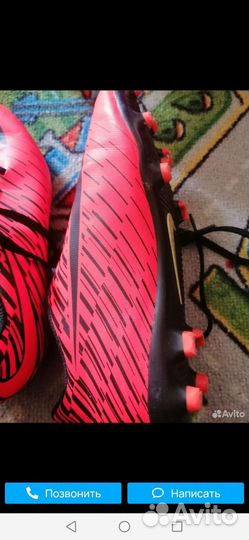 Футбольные бутсы 36 размер nike