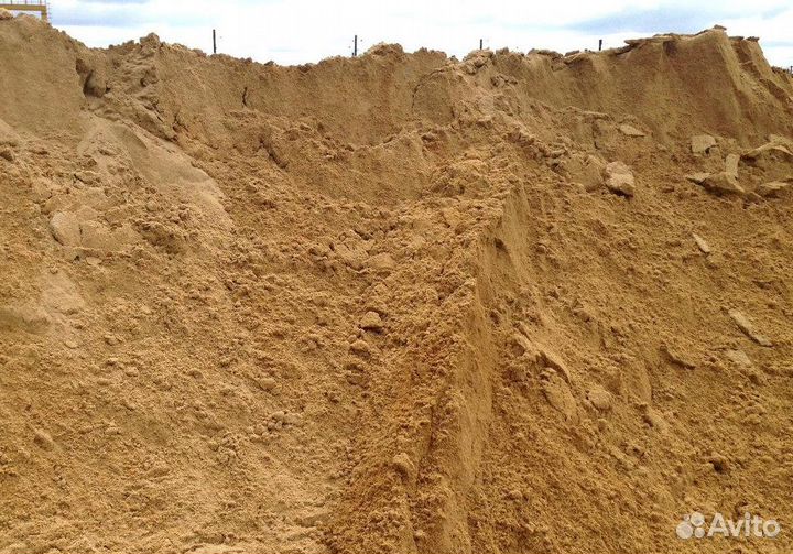 Песок карьерный с доставкой