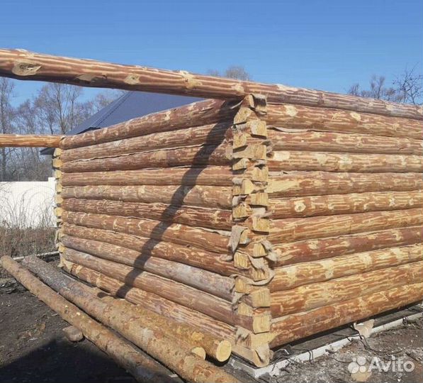 Сруб для бани 3х3 3х4 3х5 3х6 6х6