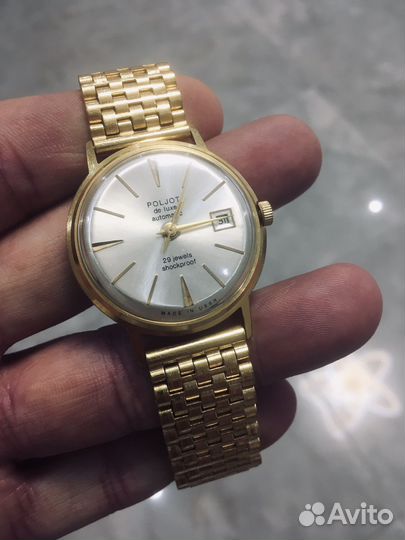 Часы Poljot DE luxe СССР