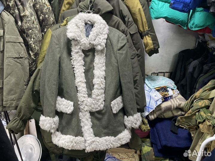 Суконнная куртка с мехом для охоты