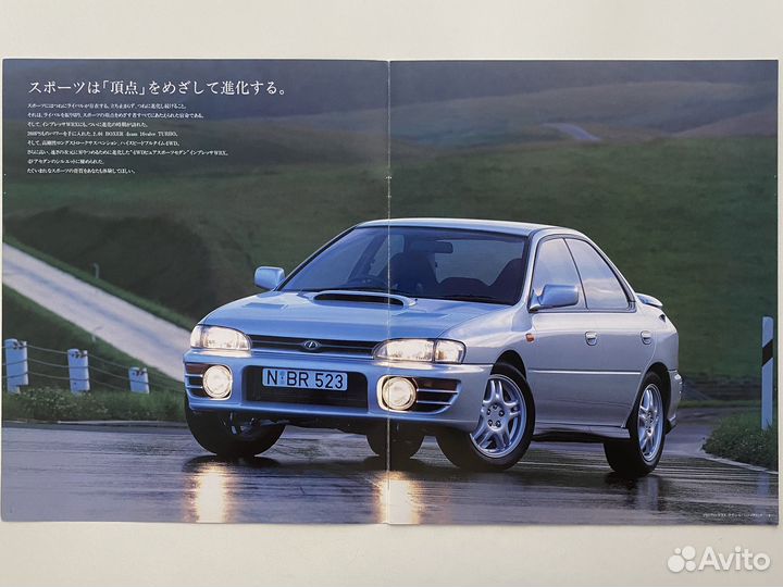 Дилерский каталог Subaru Impreza 1994 Япония