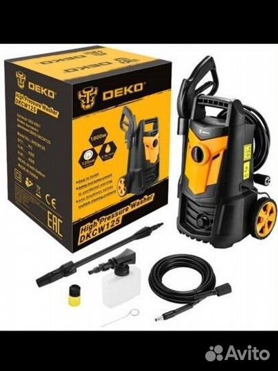 Мойка высокого давления deko dkcw125