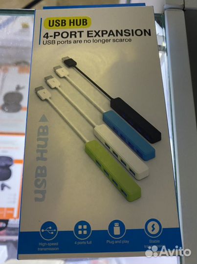 USB hub хаб разветвитель с USB на 4 USB