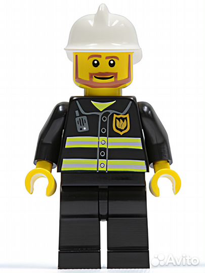 Минифигурка Lego Fire - Reflective Stripes cty002