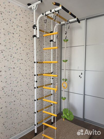 Детская шведская стенка + мат