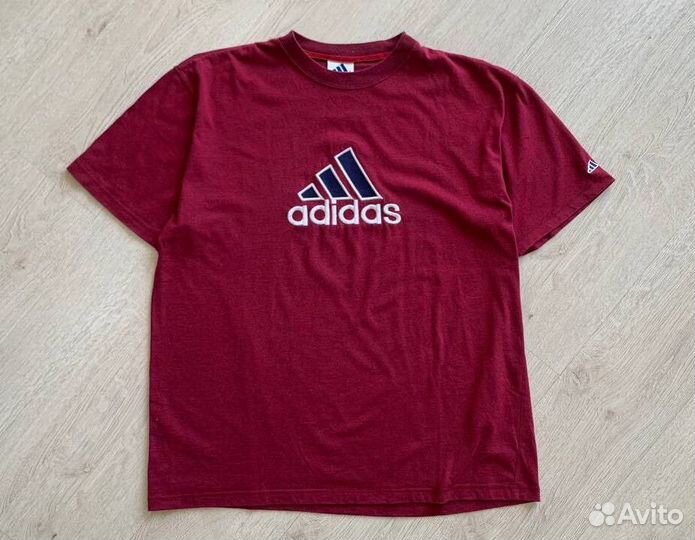 Adidas vintage футболка поло