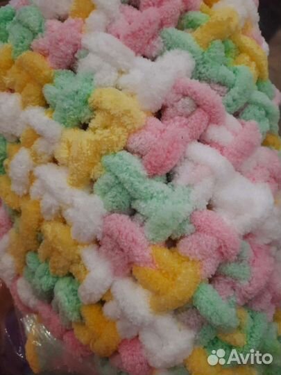 Детский плед одеяло ализе пуффи