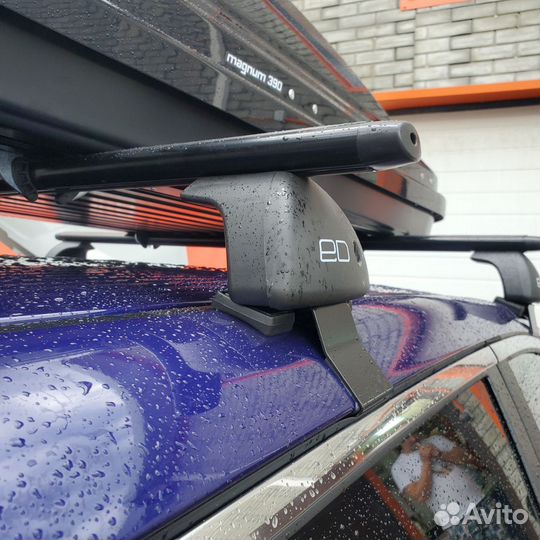 Багажник рейлинги ед на гладкую крышу аэро овал