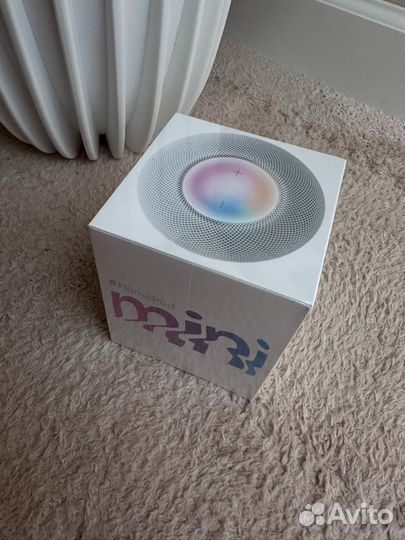 Apple homepod mini белый/желтый/оранжевый