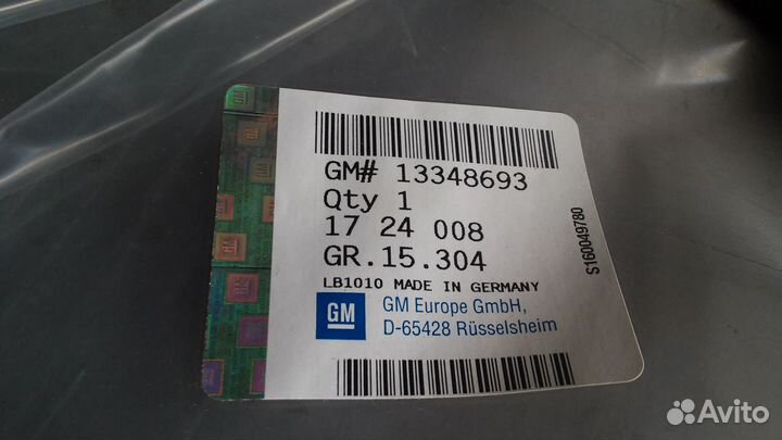 Ковер багажника Астра J текстиль. Новый. Оригинал