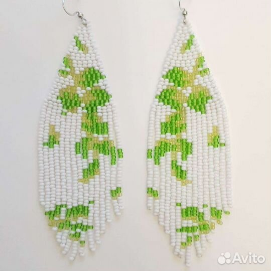 Серьги из бисера