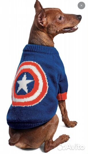 Свитер для собак Triol Marvel Капитан Америка M