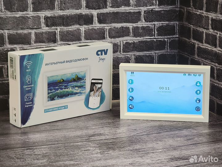 CTV-M5108 Image домофон с Wi-Fi белый