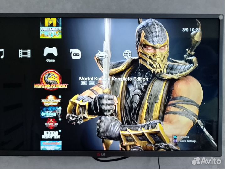 Sony PS3 super slim 500gb прошитая