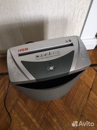 Уничтожитель бумаг (шредер) HSM x5
