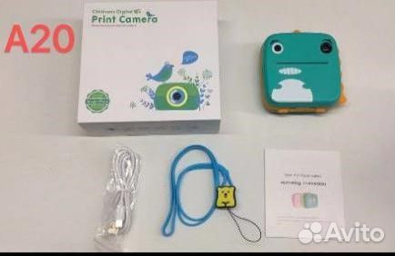 Детский фотоаппарат с мгновенной печатью Дракоша