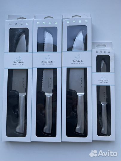 Набор ножей smeg без подставки